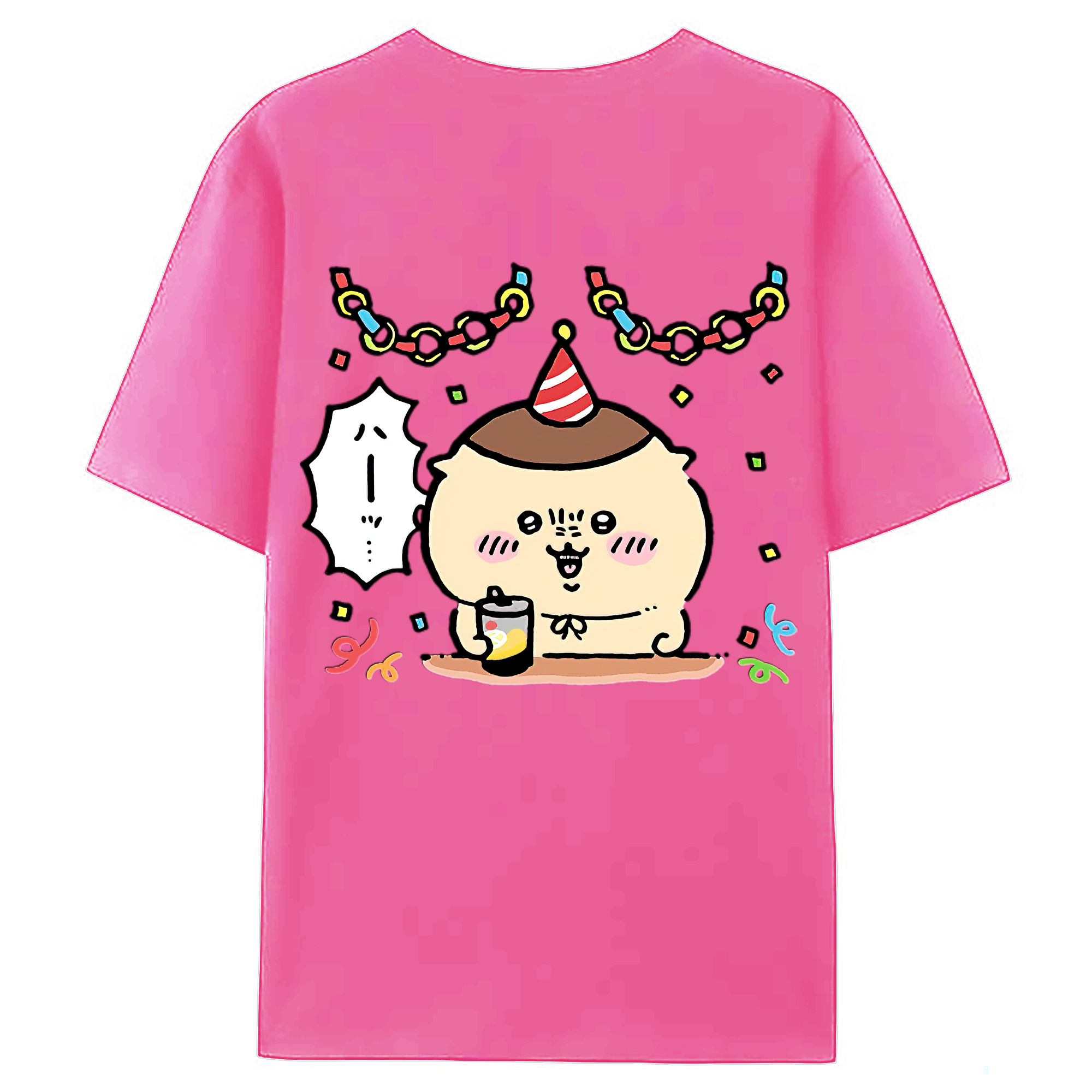 （画像用） ちいかわ くりまんじゅう Chii-kawa kuri manjū レディース半袖Tシャツ(バックプリント)
